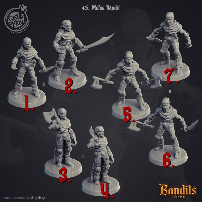 kit 2x Melee Bandit - CastNPlay