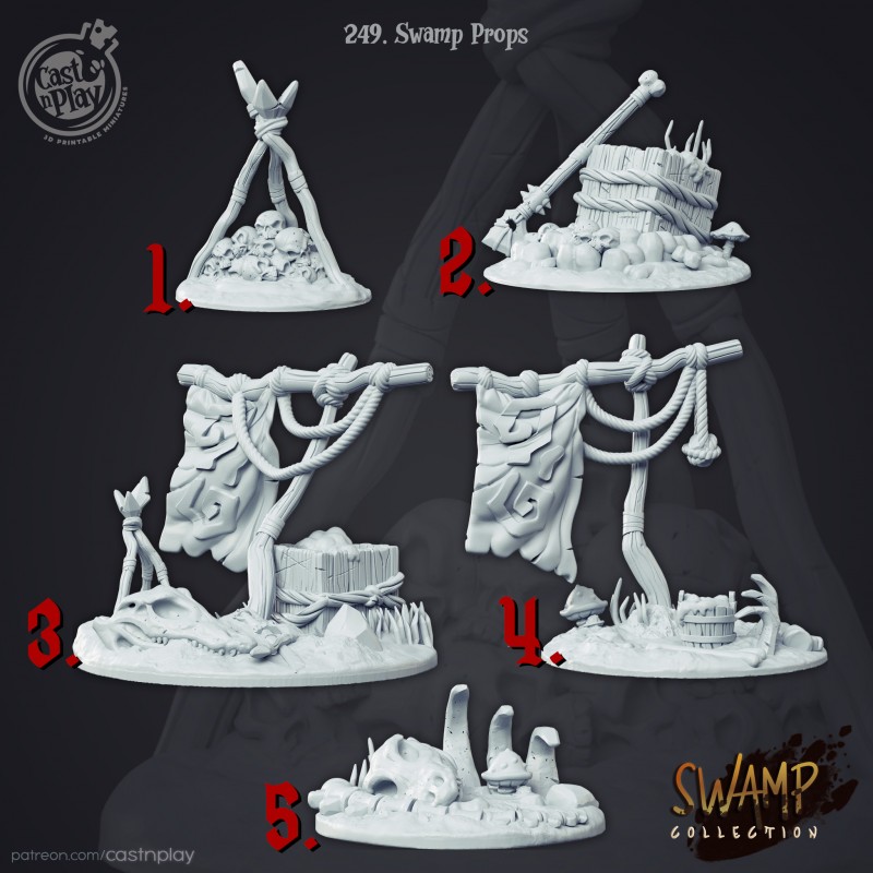Swamp Props - CastNPlay