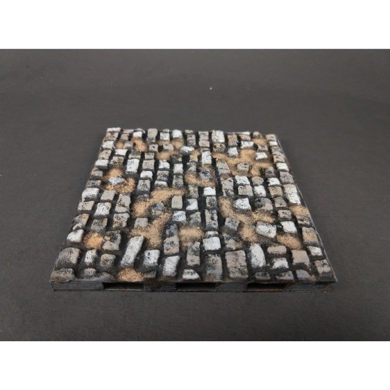 Grid Rpg Modular 4 Pçs - Cenário de Pedras de rua