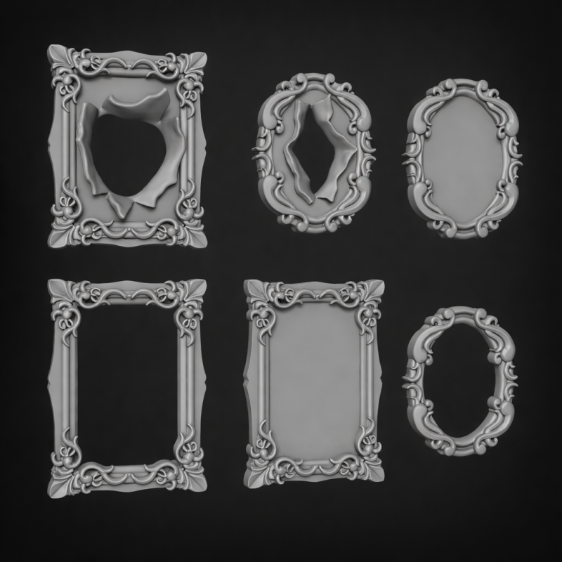 Molduras extravagantes