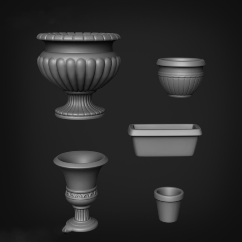 Vasos de flores